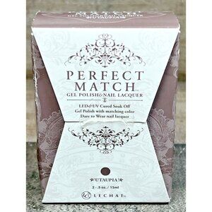 LeChat Perfect Match UV Gel + Nail Polish - PMS114 Utaupia 0.5oz NEW SEALED BOX